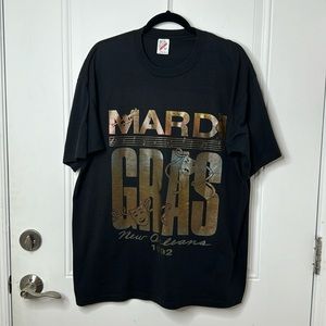 Vintage Jerzees New Orleans Mardi Gras tee shirt